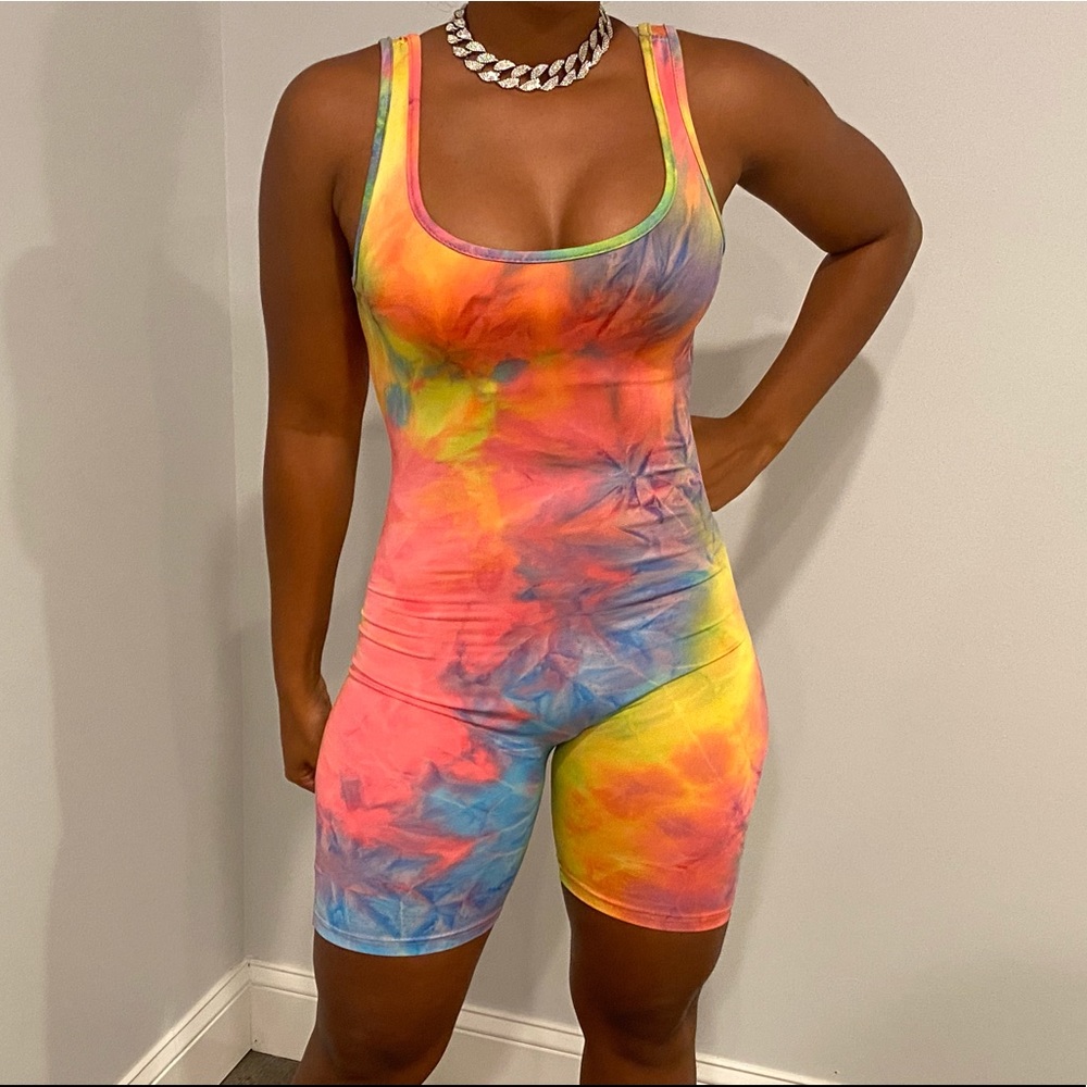 Tie dye romper